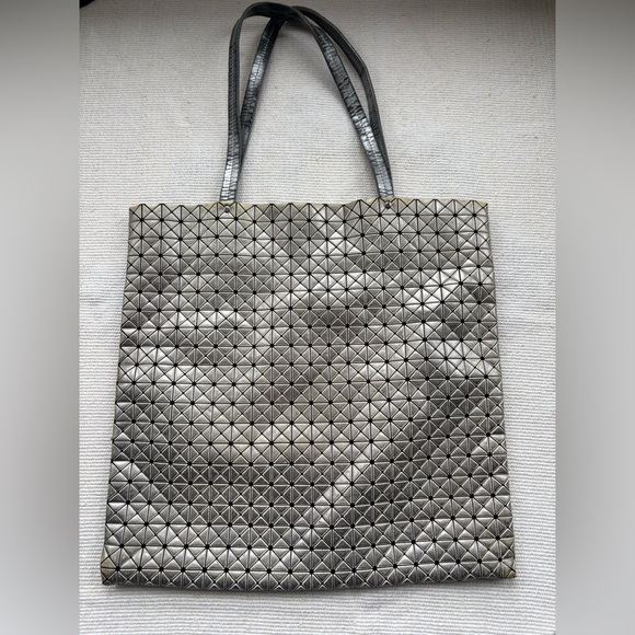 Issey Miyake Handbags - Issey Miyake Pleats Please Gray Tote Bag